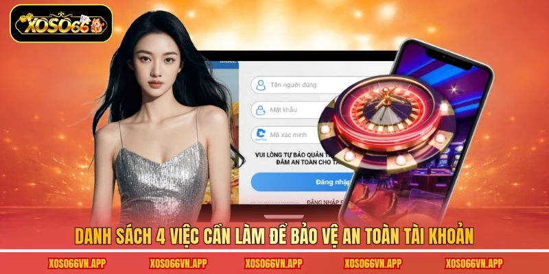 Danh sách 4 việc cần làm để bảo vệ an toàn tài khoản